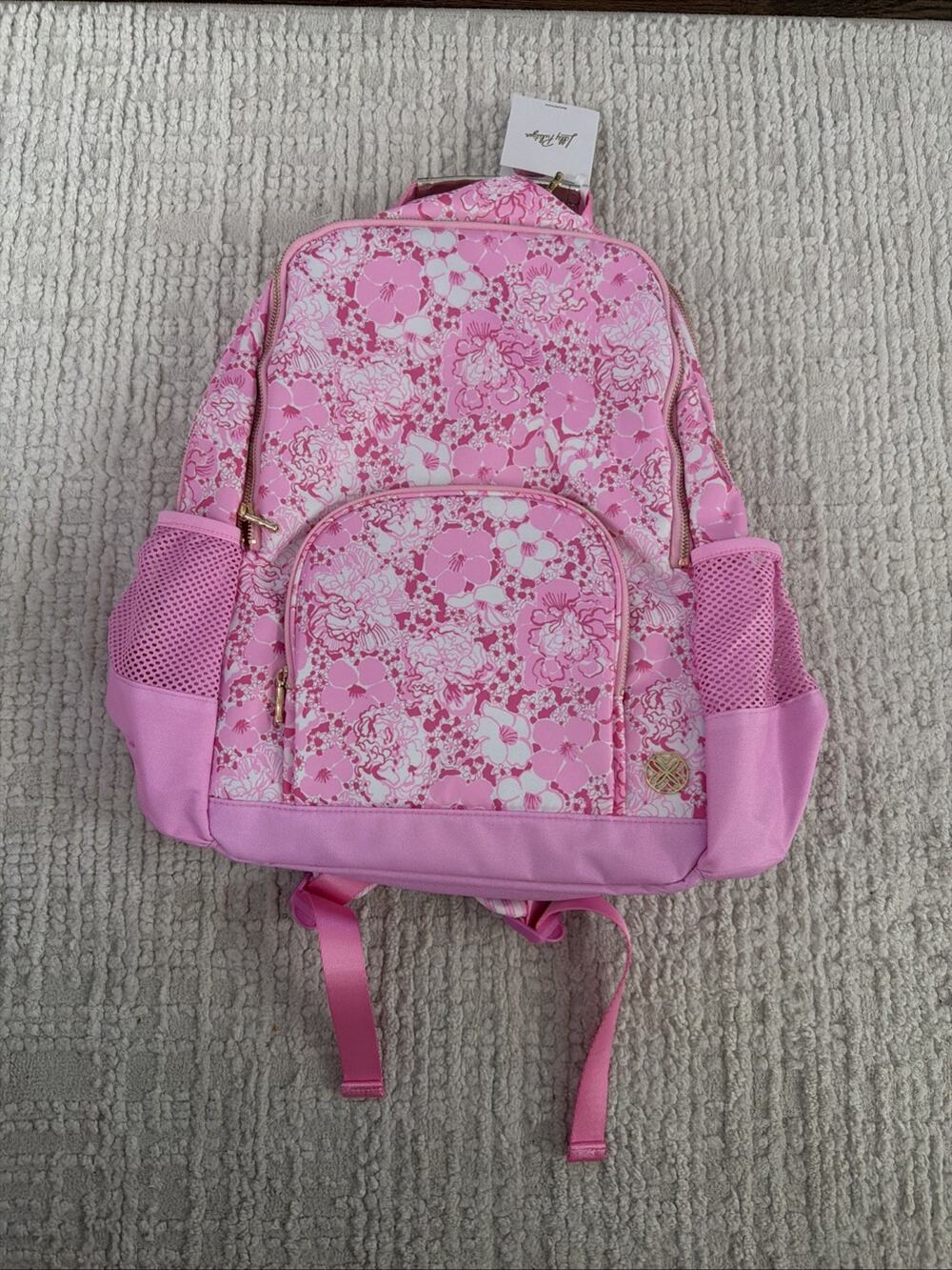 Lilly Pulitizer Pink Backpack - NWT - Conch Shell Pink Burst of Joy
